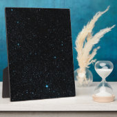 Aquamarine Sterne Fotoplatte (Seite)