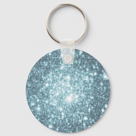 Aquamarine Sterne Schlüsselanhänger (Vorderseite)