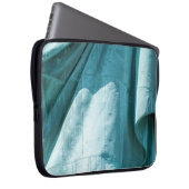 Aquamarine Stoffbedeckung Laptopschutzhülle (Vorne Rechts)