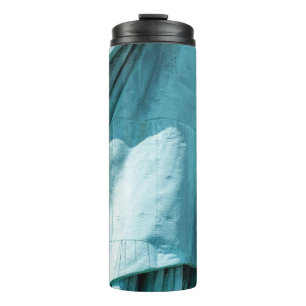 Aquamarine Stoffbedeckung Thermosbecher