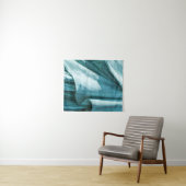 Aquamarine Stoffbedeckung Wandteppich (Beispiel (Horizontal))