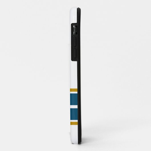 Aquamarine Streifen auf der Unterseite des Fun Oce Case-Mate iPhone Hülle (Hinten/Links)