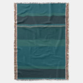 Aquamarine Streifen Decke (Vorderseite Vertikal)