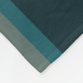 Aquamarine Streifen Fleecedecke (Ecke)