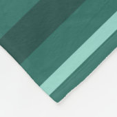 Aquamarine Streifen Fleecedecke (Ecke)