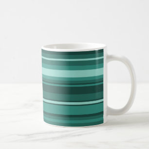 Aquamarine Streifen Kaffeetasse