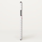 Aquamarine Streifen mit rosa und rosa, kundenspezi Case-Mate iPhone Hülle (Hinten/Rechts)