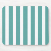 Aquamarine Streifen Mousepad (Vorne)