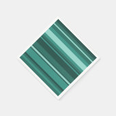 Aquamarine Streifen Serviette (Ecke)