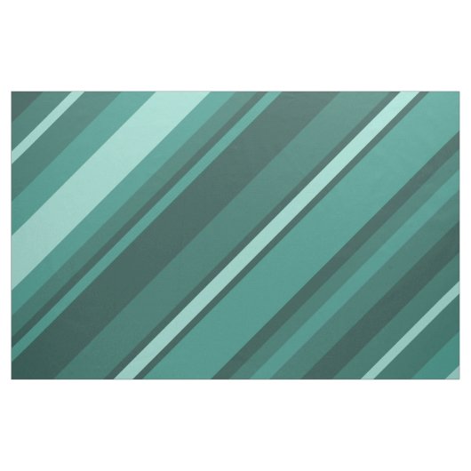 Aquamarine Streifen Stoff (Fat Quarter (45,7 x 55,9 cm))