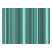 Aquamarine Streifen Tischdecke (Vorderseite (Horizontal))