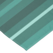 Aquamarine Streifen Tischdecke (Schrägansicht)