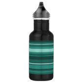 Aquamarine Streifen Trinkflasche (Rechts)