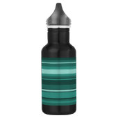 Aquamarine Streifen Trinkflasche (Links)