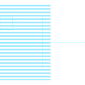 Aquamarine Streifengewebe Stoff (Kachel)