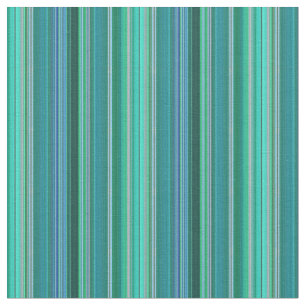 Aquamarine Streifenkonstruktionsstoffe Stoff