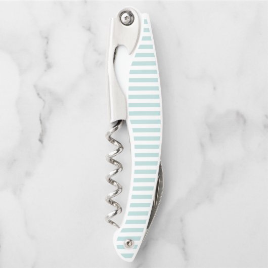 Aquamarine Streifenschraube Kellnermesser (Vorderseite)