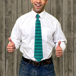 Aquamarine Stripteppiche Neuheit Neck Tie Krawatte