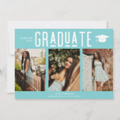 Aquamarine Tafel, 3 Foto Abschluss (Vorderseite)