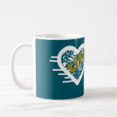 Aquamarine Tasse des Lebensziels durch die Dichter (Links)