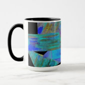 Aquamarine Tasse für das Design Monogramm (Links)