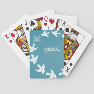 Aquamarine Taubenspielkarten Spielkarten
