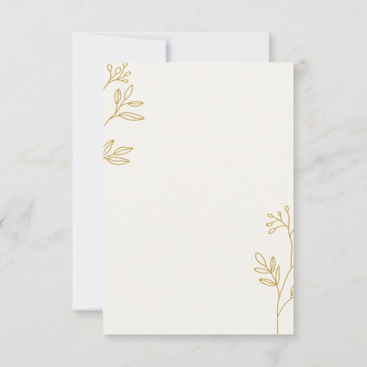 Aquamarine Taufe Dankeskarte (Rückseite)