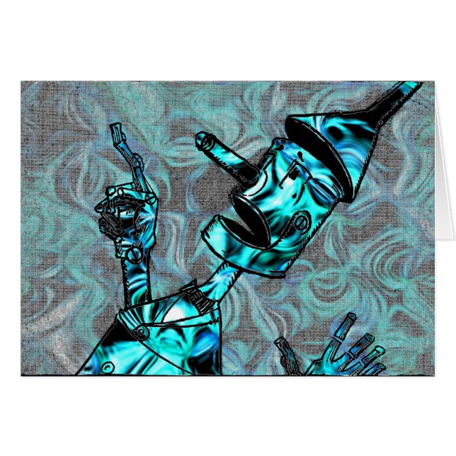 Aquamarine Tin Man (Vorderseite (Horizontal))