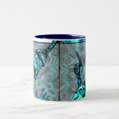 Aquamarine Tin Man Tasse (Mittel)