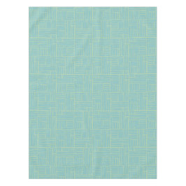 Aquamarine Tintenkleber Streifen Tischdecke