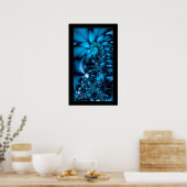 Aquamarine Träume Poster (Küche)