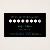 Aquamarine Treuekarte für Glitzer (Rückseite)