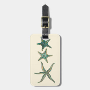 Aquamarine Triple Starfish Gepäckanhänger