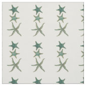 Aquamarine Triple Starfish Stoff (Muster)