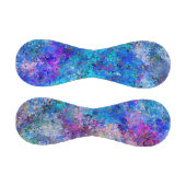 Aquamarine Tropfen Abstraktion in blaurosa Baseball (Paneele)