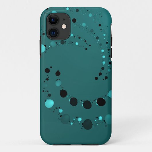 Aquamarine Tropfen Case-Mate iPhone Hülle (Rückseite)