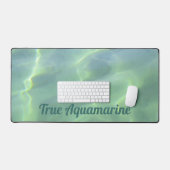 Aquamarine Tropical Sinkisswasser Fotografie Schreibtischunterlage (Tastatur & Maus)