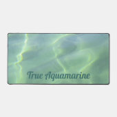 Aquamarine Tropical Sinkisswasser Fotografie Schreibtischunterlage (Vorderseite)
