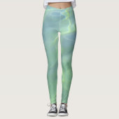 Aquamarine Tropical Water Chic Leggings (Vorderseite)