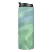 Aquamarine tropisches fotografisches Wasser Thermosbecher (Nach rechts gedreht)