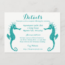 Aquamarine türkisfarbene Details Seepferd Beach Ho