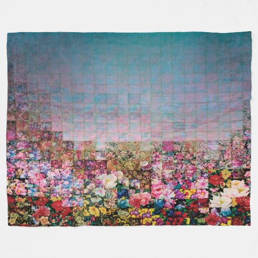 aquamarine Überblendung Fleecedecke (Vorderseite (Horizontal))