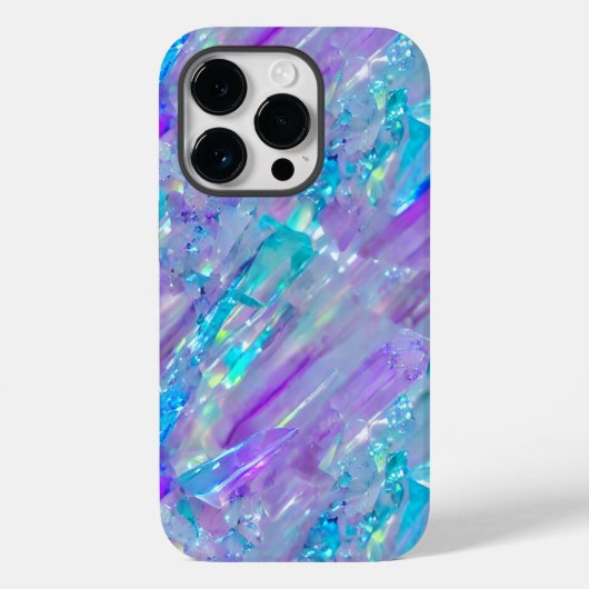 Aquamarine und Amethyst Crystal Case-Mate iPhone Hülle (Rückseite)