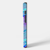 Aquamarine und Amethyst Crystal Case-Mate iPhone Hülle (Rückseite / Links)