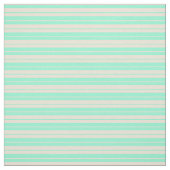 Aquamarine und Bisque Colored Lined Pattern Stoff (Muster)