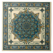 Aquamarine und blaue fliese (Vorderseite)