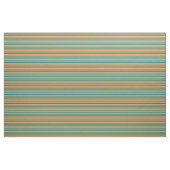 Aquamarine und braune Linien Stoff (Fat Quarter (45,7 x 55,9 cm))