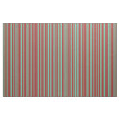 Aquamarine und braunes Muster Stoff (Fat Quarter (45,7 x 55,9 cm))
