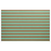 Aquamarine und braunes Muster Stoff (Fat Quarter (45,7 x 55,9 cm))