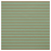 Aquamarine und braunes Muster Stoff (Muster)